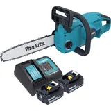 Makita, Kettensäge, DUC 307 SM2X3 Akku Kettensäge 18 V 30 cm Brushless + 2x Akku 4,0 Ah + Ladegerät (Akku Kettensäge)