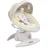 Caretero Kinder Schaukelstuhl Opti - 360 Grad Drehung - Moskitonetz - Beige