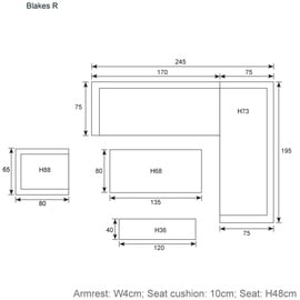 Garden Impressions Blakes XL Lounge-Set anthrazit