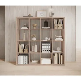 Stella Trading Raumteiler Style 147 x 147 x 38 cm eiche sonoma