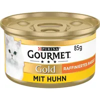 Gourmet PURINA GOURMET Gold Raffiniertes Ragout Katzenfutter Nass, Mit Huhn, 12E