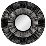 Atmosphera - Dekospiegel Ethnic, Ø 76 cm schwarz