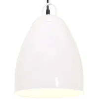 VidaXL Hängelampe Industriestil 25 W Weiß Rund 32 cm