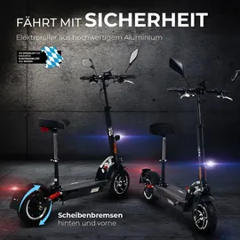 eFlux Lite Six Pro 1000 Watt 40 km/h Schwarz