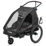Cube Double CMPT Kinderanhänger schwarz 2026