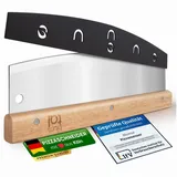 Blumtal Pizzaschneider Wiegemesser 32 cm Edelstahlklinge