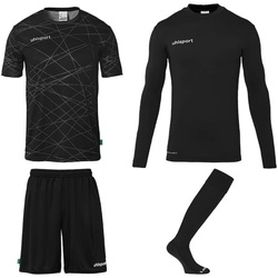 uhlsport Prediction Torwart-Set Herren schwarz S