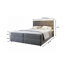 masseno GLOS 140 x 200 cm H2 Hellgrau