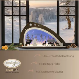 Weigla Schwibbogen Waldtiere 66 x 33,8 x 6 cm