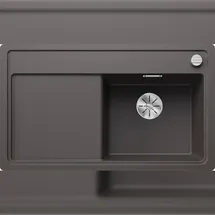 Blanco Zenar 45 S-F rechts Flächenbündig felsgrau Excenterbetätigung 848 x 498 mm