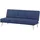 [en.casa] Schlafsofa Textil 3-Sitzer Dunkelblau