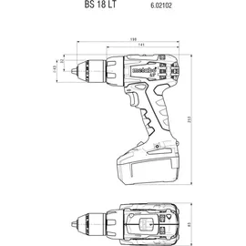 Metabo BS 18 LT Set (602102600)