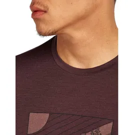 Icebreaker Merino 150 Tech Lite In The Wild Kurzarm-t-shirt - Java - S