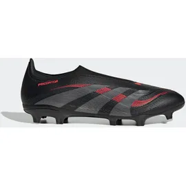 adidas Predator League Laceless FG/MG Herren core black/grey four/lucid red 46