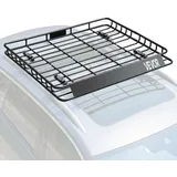 Vevor Dachgepäckträgerkorb Autodachkorb (1095 x 1270 x 105 mm) universeller Dachgepäckträger aus rostfreiem legiertem Stahl mit 68 kg Max. Tragkraft, Autodach-Gepäckträger für SUV Lkw