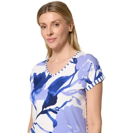 Betty Barclay Rundhalsshirt Blau/Weiß 46
