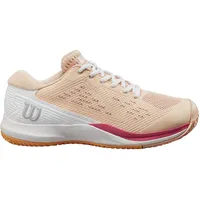 Wilson Rush Pro Ace Tennisschuh, Damen, Gr. 40 2/3, Pfirsich/Weiß/Orange (Peach Parfait/White/Tangerine)