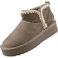 Dockers by Gerli Damen Stiefelette gefüttert Grau - Grau