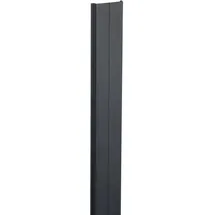 Floraworld Abdeckschiene Bohlenzaun 123 cm Grau