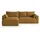 masseno Eckcouch Polyester 3-Sitzer Gelb