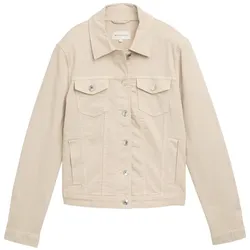 TOM TAILOR Damen Jeansjacke mit Eingriffstaschen, braun, Uni, Gr. XS