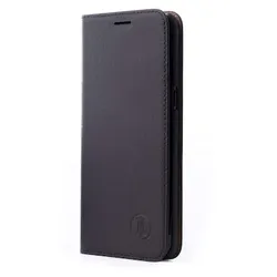 JT Berlin Echtleder BookCase Tegel Apple iPhone 16e schwarz