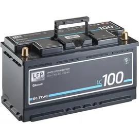 Ective LC 100 12V LiFePO4 Versorgungsbatterie 100 Ah 1280Wh