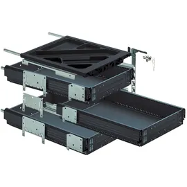 Hettich Container-Set Stahl 730 mm schwarz
