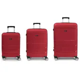 GABOL Midori Koffer-Set 3-tlg. rot