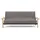 Innovation Living Schlafsofa INNOVATION LIVING TM "Balder Softspring, stabile Armlehnen, bequem und komfortabel", grau, B:230cm H:92cm T:112cm, Sofas, Schlafsofa, vollwertiger Bettersatz, hochwertige Matratze durchgehendem Lattenrost