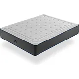 shaula Matratze 100X200 Olympo, Hohe 30 cm viskoelastisch, Ergonomisch, hybrid und atmungsaktiv. Mittlere Hartegrad H3