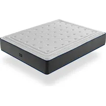 shaula Matratze 100X200 Olympo, Hohe 30 cm viskoelastisch, Ergonomisch, hybrid und atmungsaktiv. Mittlere Hartegrad H3