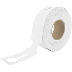 CombiCraft Große Schlaufenetiketten 273x59mm - Weiß - 500 Stück pro Rolle