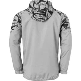 Uhlsport GOAL 25 EVO WOVEN Kapuzenjacke Herren Schwarz/Grau XXL
