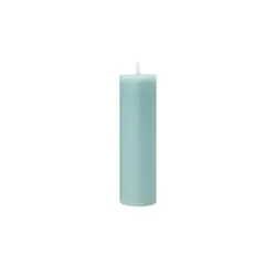 LED Kerze   , blau , Wachs,Kunststoff , Maße (cm): H: 28  Ø: 7.5