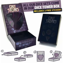 glassstaff CritStones Metal Würfel Set Sundered Spells (7)