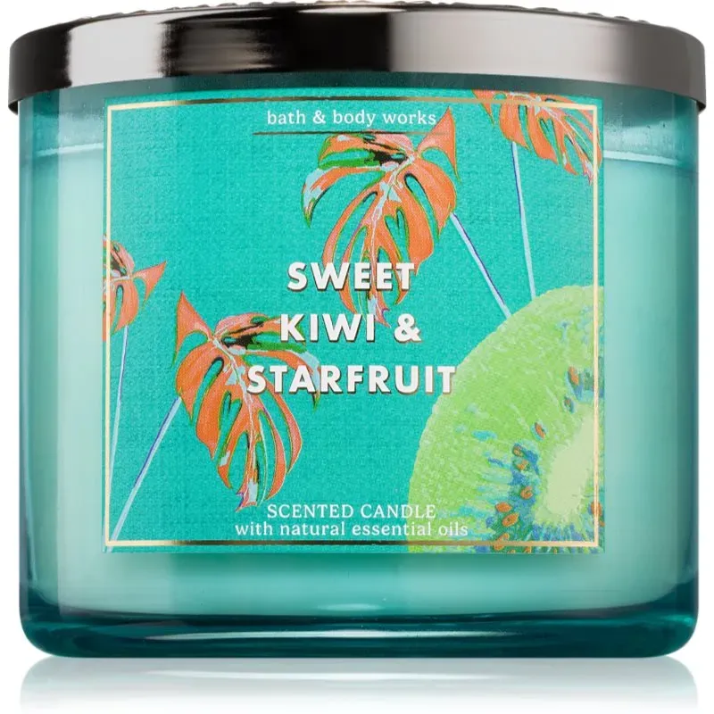 Bath & Body Works Sweet Kiwi & Starfruit Duftkerze 411 g