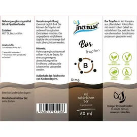 Increase Liposomale Bor Tropfen 180 ml