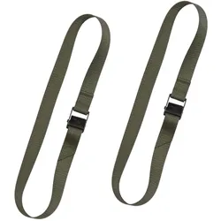 SAVOTTA Pack Straps Cam Buckle 2er-Set Packriemen 80cm - Grün