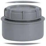 Markenprodukt Airfit Endstopfen mit Schraubverschluss DN 75 Reduzierstück