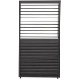 BEST Freizeitmöbel Seitenwand Shutter 113 cm anthrazit