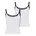 URBAN CLASSICS Ladies Contrast Basic Top 2-Pack - weiß,