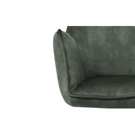 MCA Furniture MCA Ottawa Polsterstuhl mit Armlehne Metall/Stoffbezug - 2 Jahre Gewährleistung - mind. 14 Tage Rückgaberecht - grün