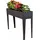 Harms Import Hochbeet Metall 102 x 26,5 x 80 cm Grau