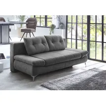 Jockenhöfer Schlafcouch Mikrofaser 2-Sitzer Grau