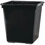 VepaBins Viereckiger Papierkorb 27 l Schwarz