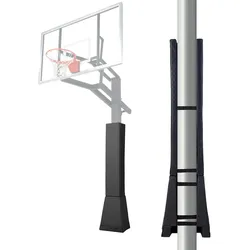 VEVOR Basketball Polster Wetterfeste Polsterung Schwarz 163cm Schutzpolsterung
