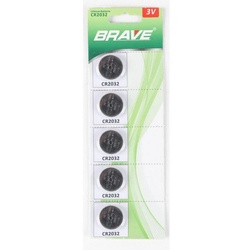 BURI 24x Knopfzellen Batterien Lithium 5er CR2032 3V Uhren Industrial Unive Batterie, (120 St)