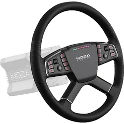 MOZA RACING TSW Truck Wheel , Gaming-Lenkrad, Schwarz
