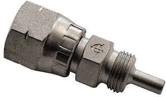 ALLEGRI Connector, beweegbaar, type JIC (3/8 inchx24 interne draad), 0 graden